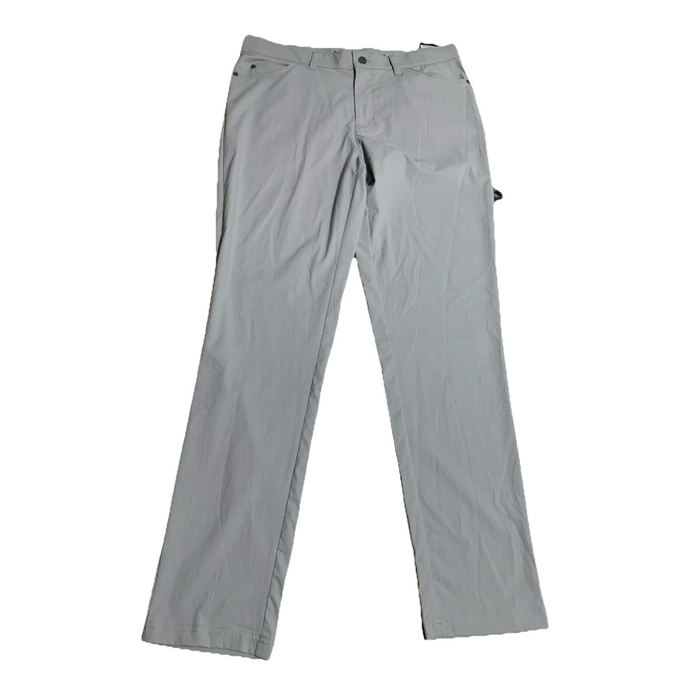 new‎ Adidas Golf men's $80 FIVE POCKET GOLF PANTS slim cut gray size 32x30